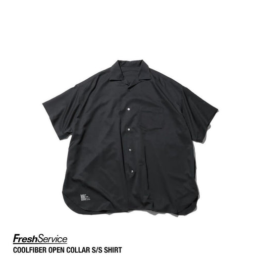 FreshService "COOLFIBER OPEN COLLAR S/S SHIRT"