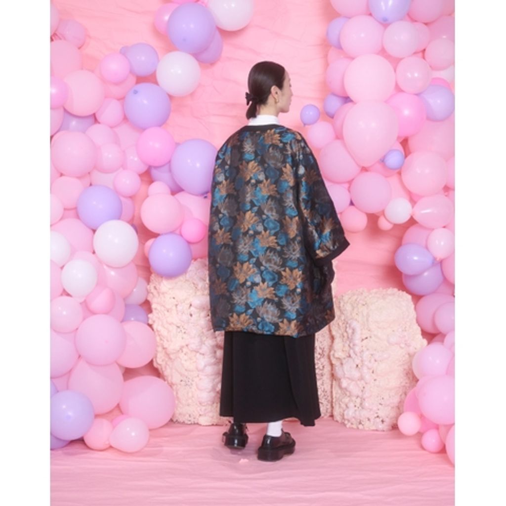 THOMAS MAGPIE flower jaguard coat