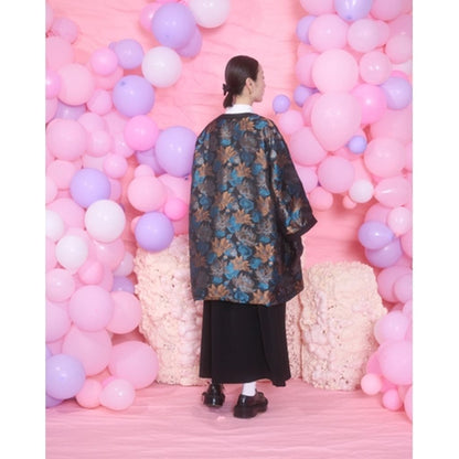THOMAS MAGPIE flower jaguard coat
