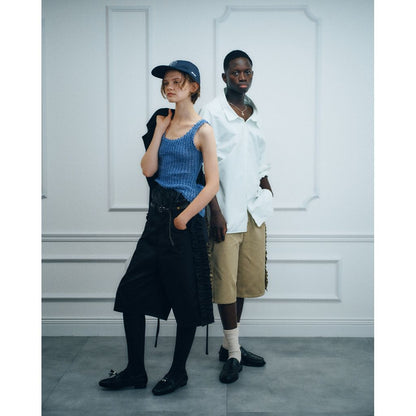 NICK GEAR Frill Chino shorts
