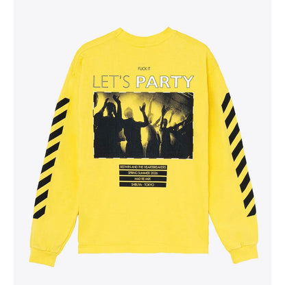 BEDWIN & THE HEARTBREAKERS L/S PRINTED TEE "Lets Party"