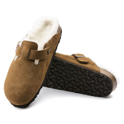 【予約商品】BIRKENSTOCK Boston Shearling ボストン シアリング スエードレザー(Mink)1001141