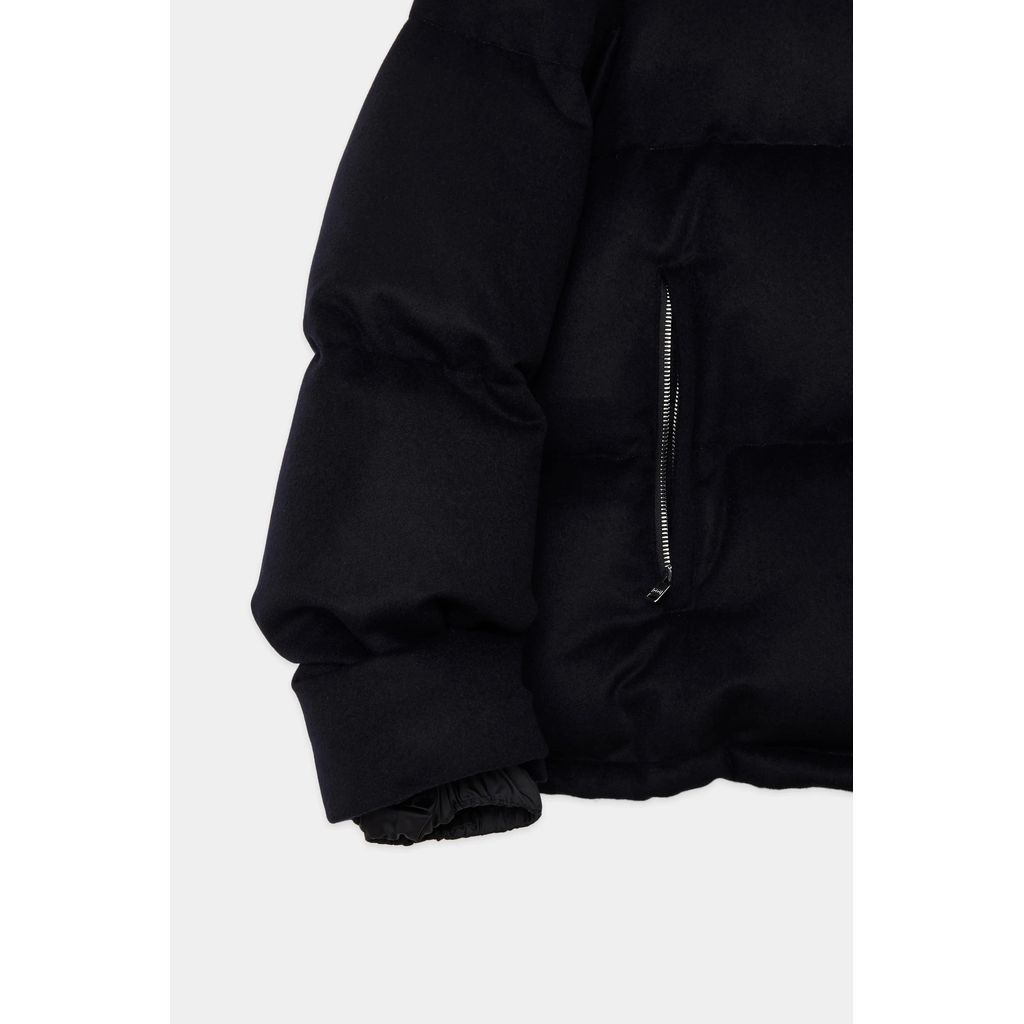 MARKAWARE  CASHMERE FLANNEL CASHMERE DOWN JACKET