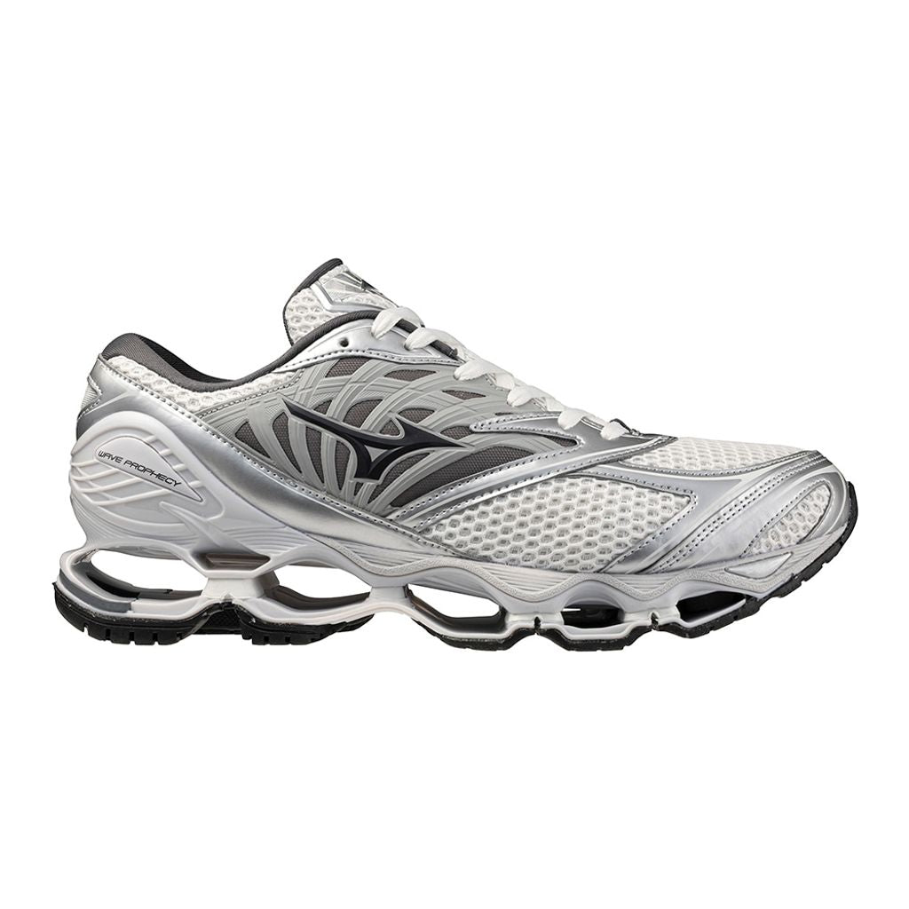 MIZUNO WAVE PROPHECY LS(ホワイト×チャコール×シルバー)