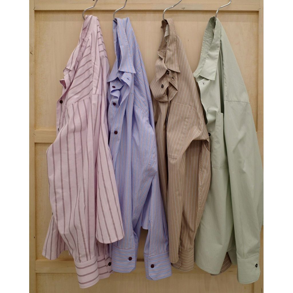 TODAYFUL Stripe Pocket Shirts