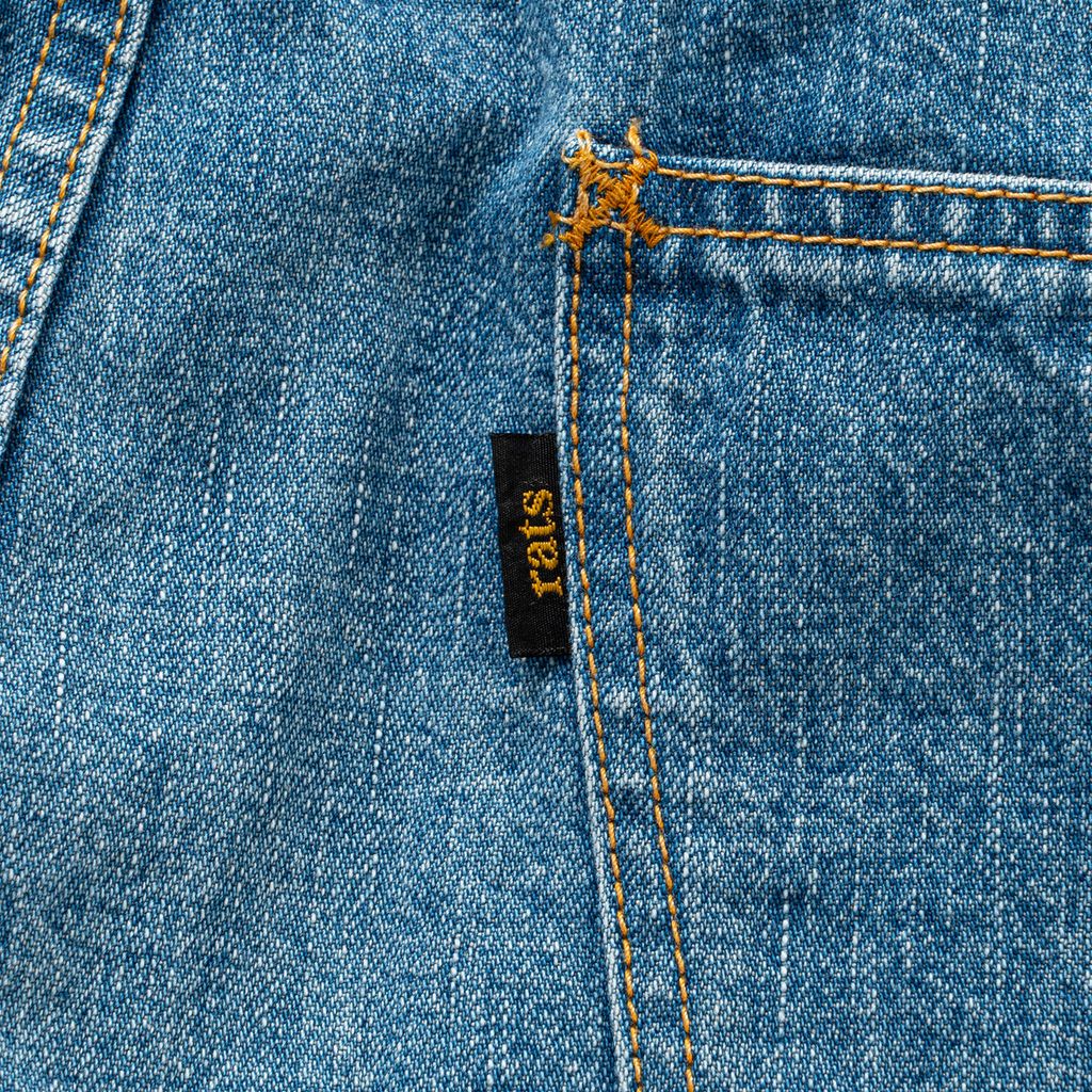 RATS USED LIGHT DENIM PANTS
