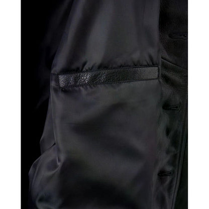 refomed CCU LEATHER FORMAN JACKET