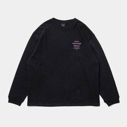 APPLEBUM "Make Music" L/S T-shirt for LINEAGE(BLACK)
