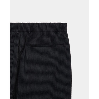 marka Wool seersucker / Wide Cylinder Fit Easy Pants