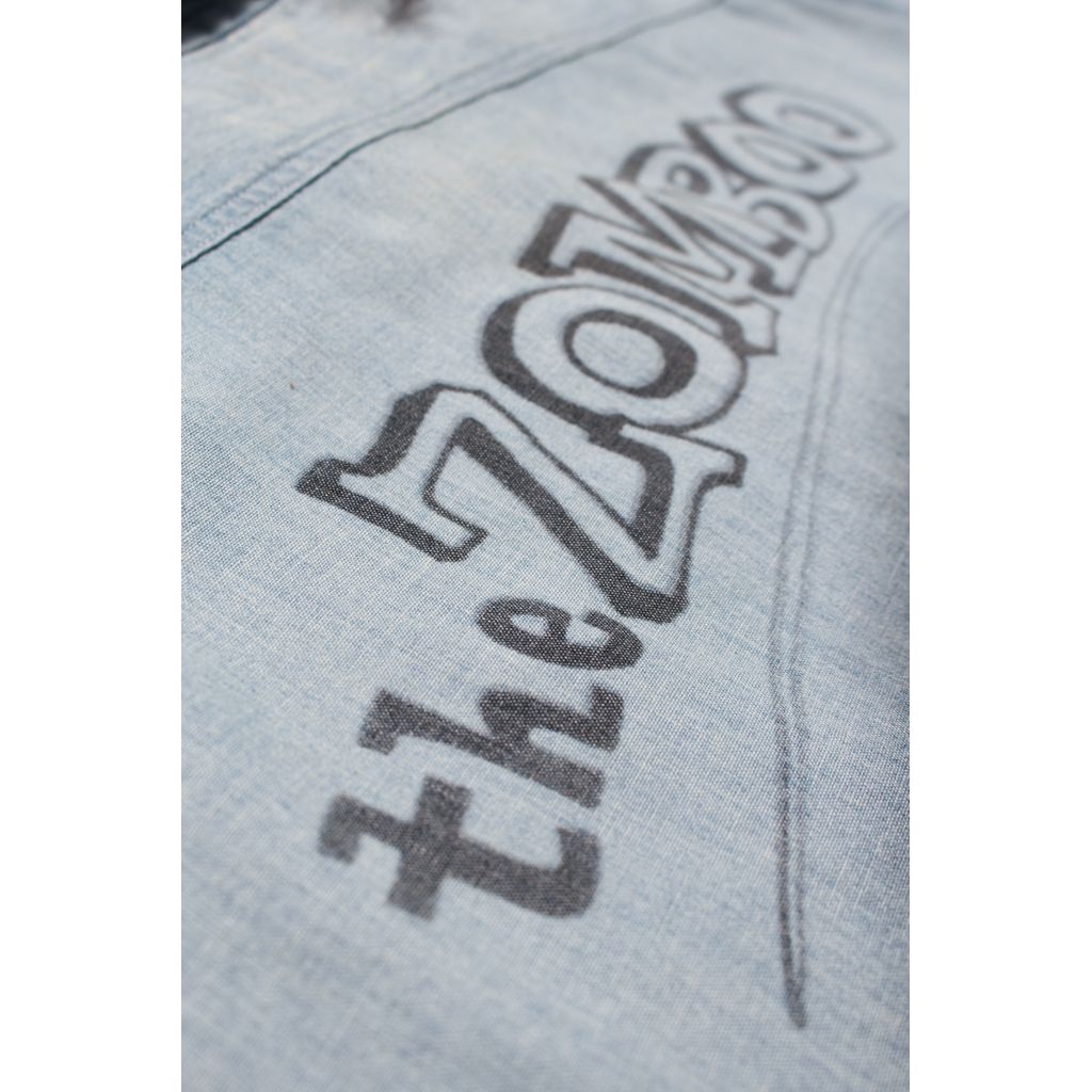 BOWWOW SKETCH ZOMBOO USN CHAMBRAY SHIRT AGED