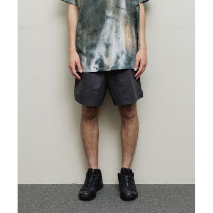 BAL WASHED TWILL WOVEN BELTED SHORT