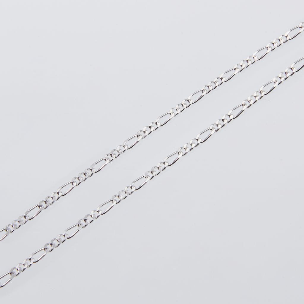 XOLO JEWELRY Figaro Link Necklace 2mm 50cm