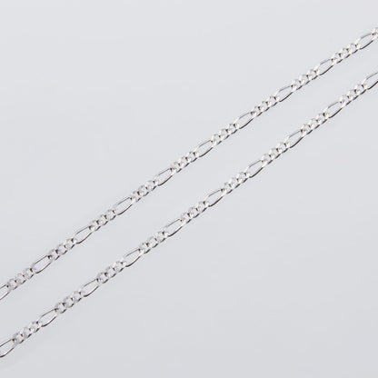 XOLO JEWELRY Figaro Link Necklace 2mm 50cm