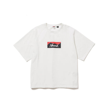 NANGA  ECO HYBRID BOX LOGO LOOSE FIT TEE(UNISEX)