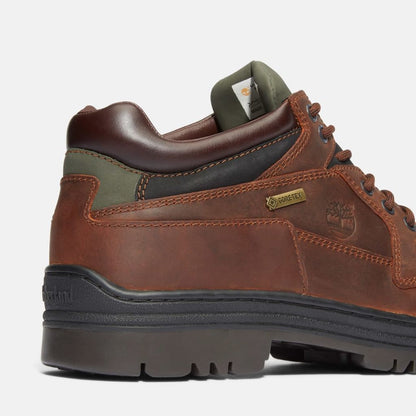 Timberland ヘリテージ GTX モックトゥ ミッド メンズ (BROWN)
