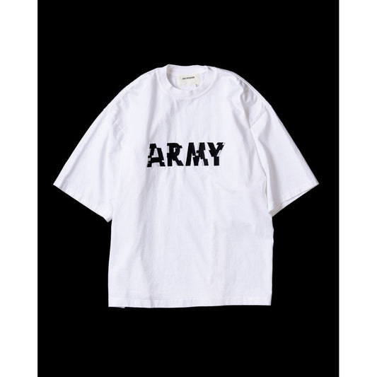 ANACHRONORM ANNK-004 ARMY GLITCH EMBROIDERY S/S T-S