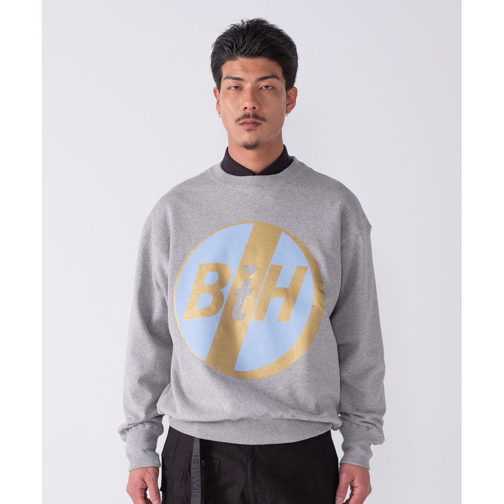 BEDWIN & THE HEARTBREAKERS L/S PRINTED C-NECK SWEAT "WOBBLE"