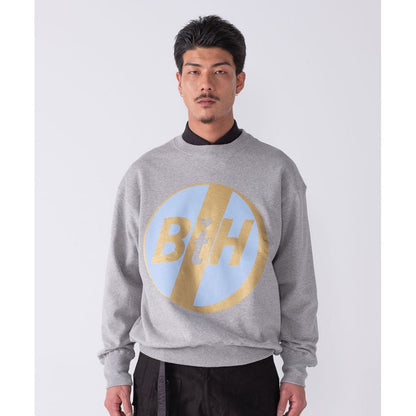 BEDWIN & THE HEARTBREAKERS L/S PRINTED C-NECK SWEAT "WOBBLE"
