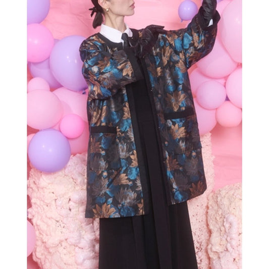 THOMAS MAGPIE flower jaguard coat