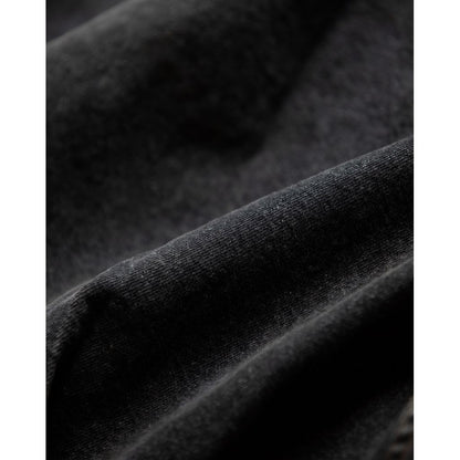 ANACHRONORM FRONT TUCK WASHED BLACK DENIM JACKET