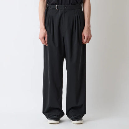 White Mountaineering SOLOTEX 4 TUCK WIDE PANTS