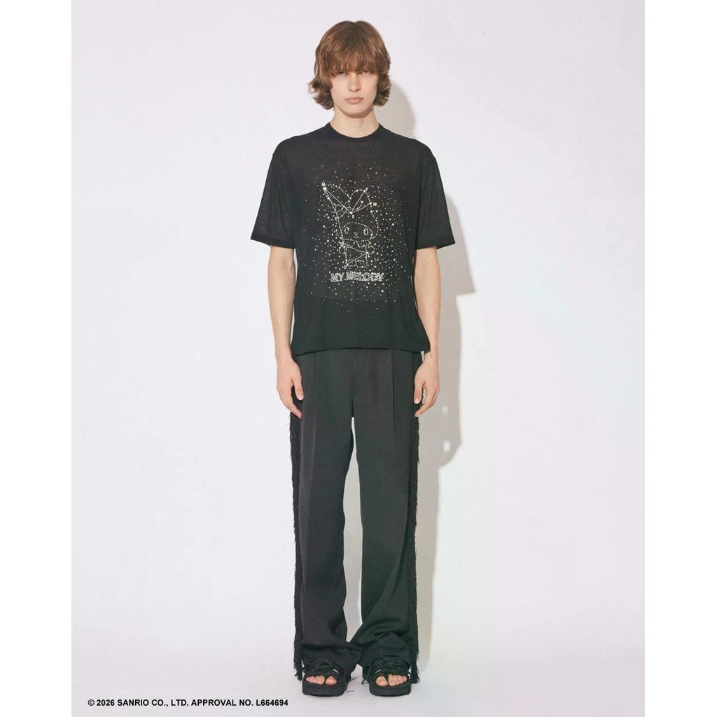beautiful people MY MELODY&KUROMI 80/1 ELS jersey T