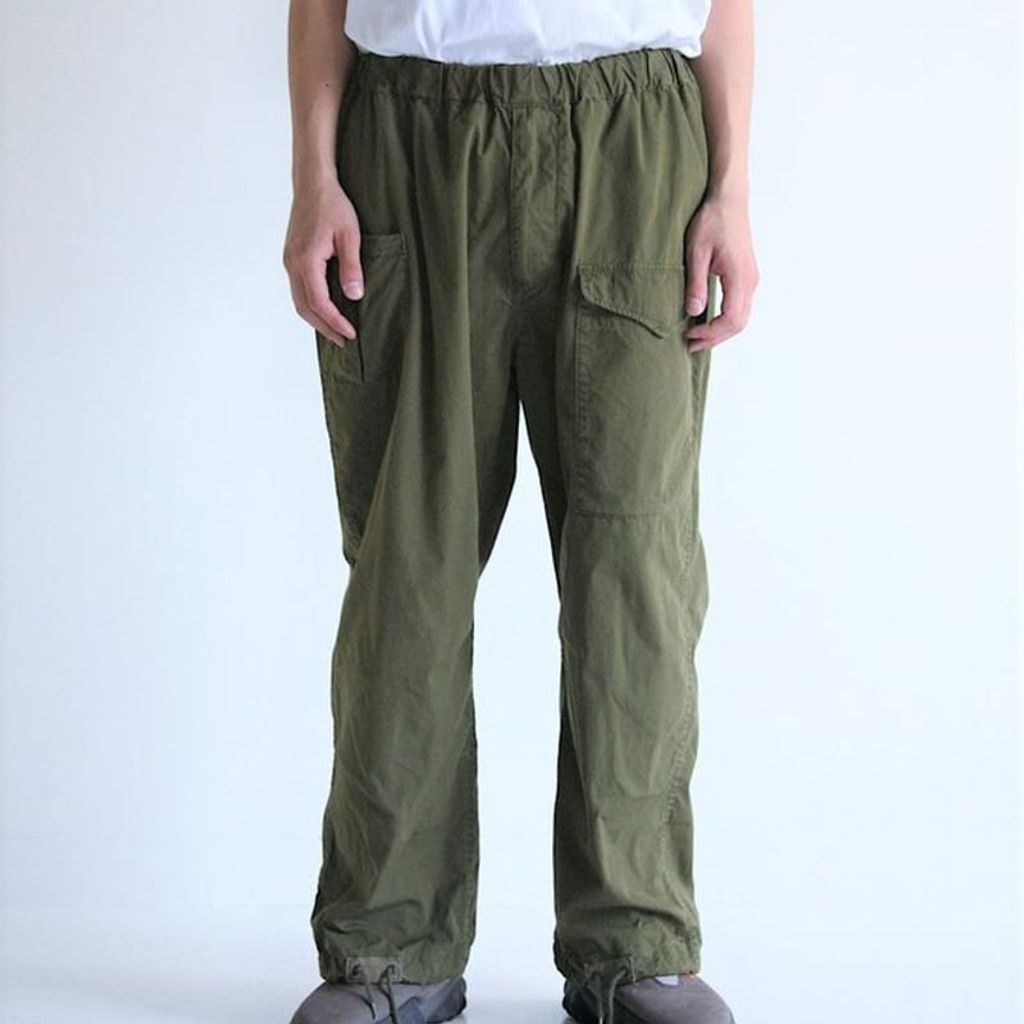 ANACHRONORM AN274 MILITARY EASY PANTS OLIVE