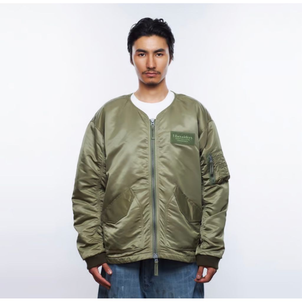 Liberaiders COLLARLESS FLIGHT JACKET