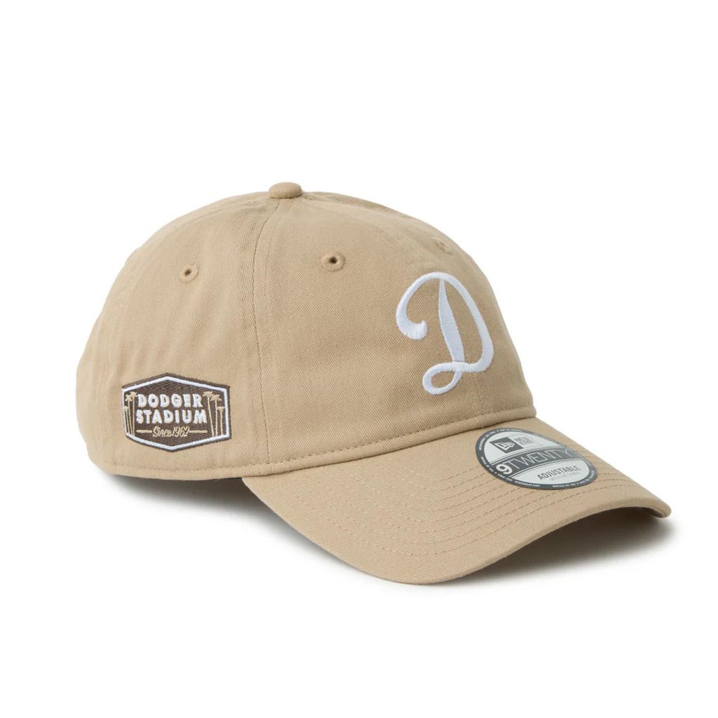 NEW ERA 9TWENTY MLB Side Patch ロサンゼルス・ドジャース プラクティスロゴ キャメル