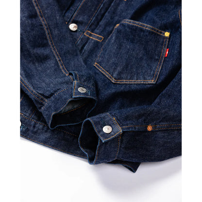 ANACHRONORM CONTEXT-005 FRONT TUCK DENIM JACKET(ONE WASH)