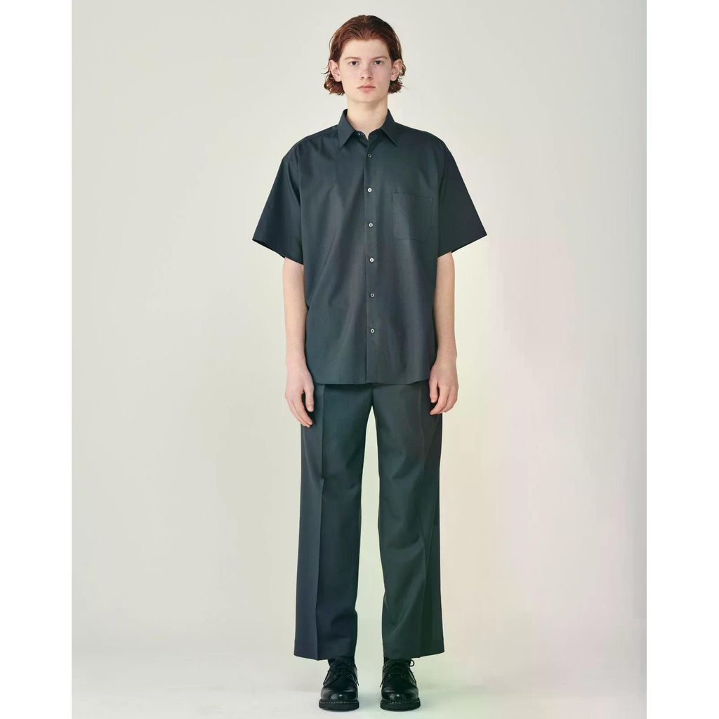 MARKAWARE Organic Wool 2/80 Tropical / Comfort Fit S/S Shirt