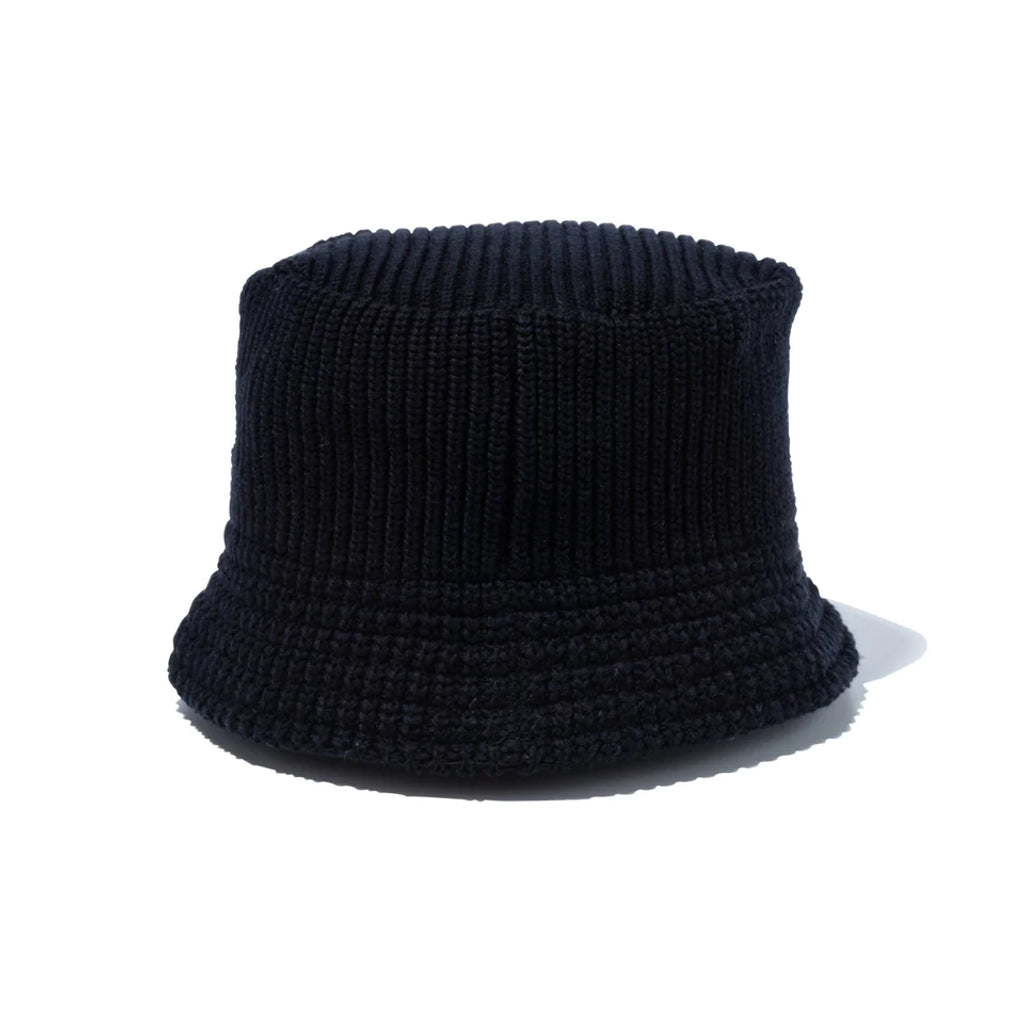 NEW ERA ニットバケット Knit Bucket ブラック × ホワイト