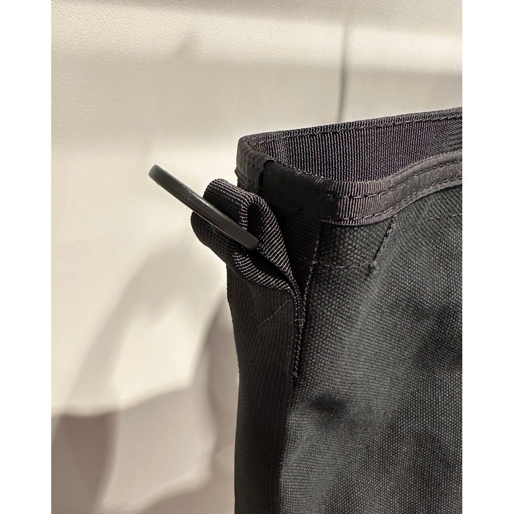 COMME des GARCONS HOMME 「BRIEFING」W-NAME COTTON CANVAS BAG（BLACK）