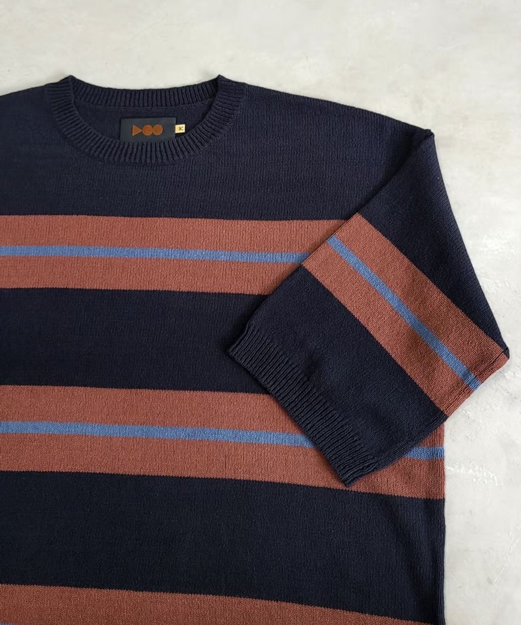 VOO BORDER SUMMER KNIT BLACK