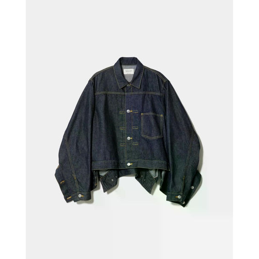 beautiful people double-end left hand twill denim blouson