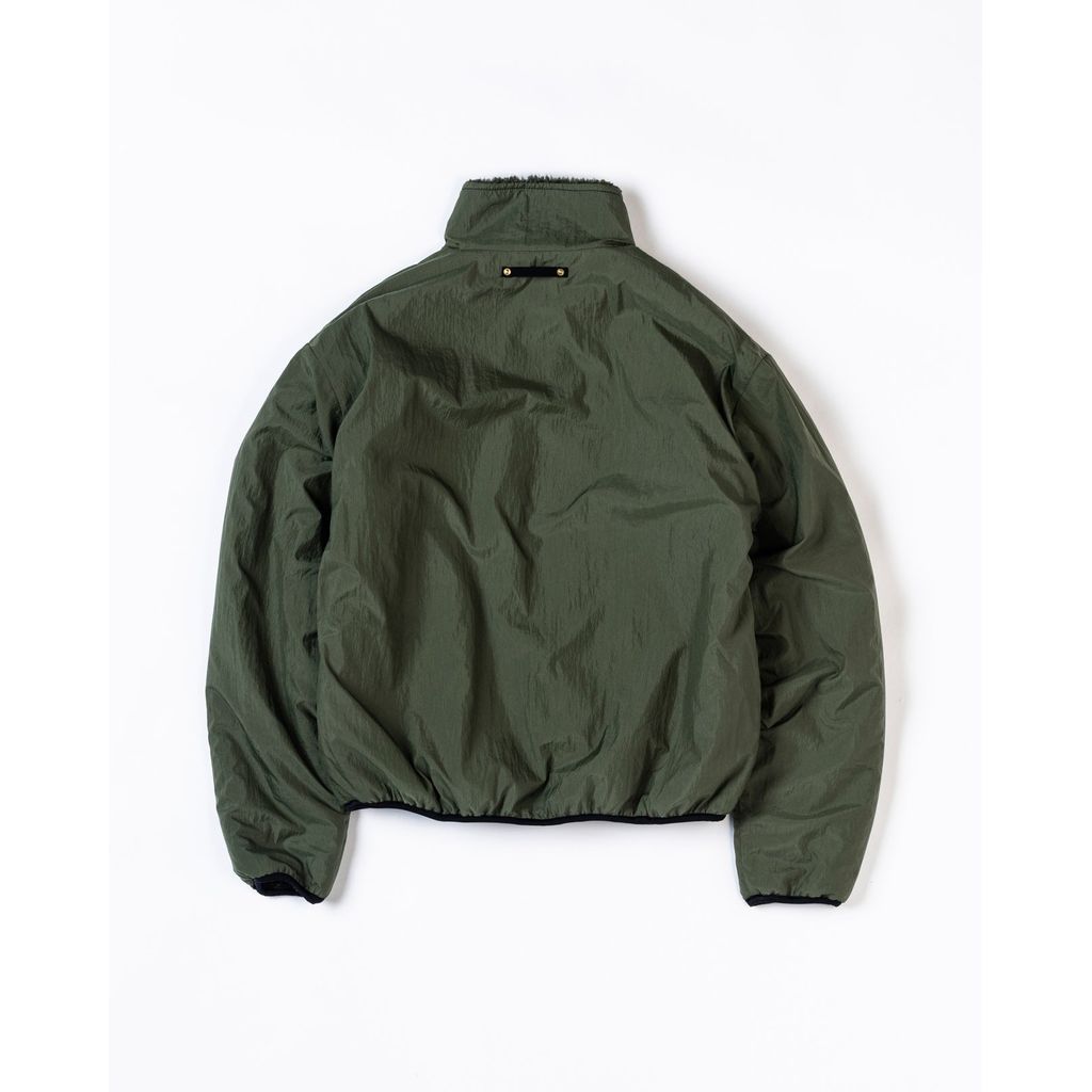 ANACHRONORM REVERSIBLE BOA JACKET OLIVE