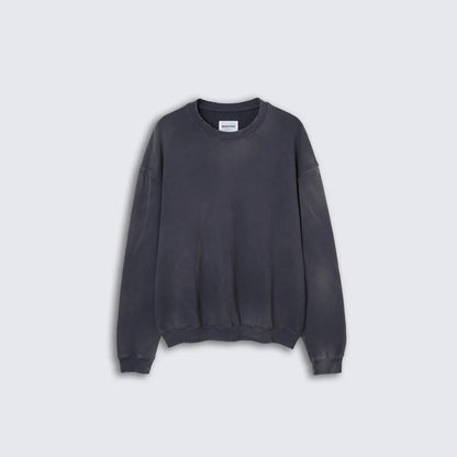 MAGIC STICK FADED CREW SWEAT (FADE NAVY)