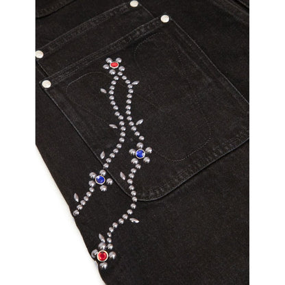 VANDY THE PINK Cotton Twill Stud Pants