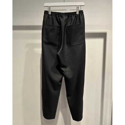 COMME des GARCONS HOMME WOOL GABARDINE EASY PANTS（BLACK）