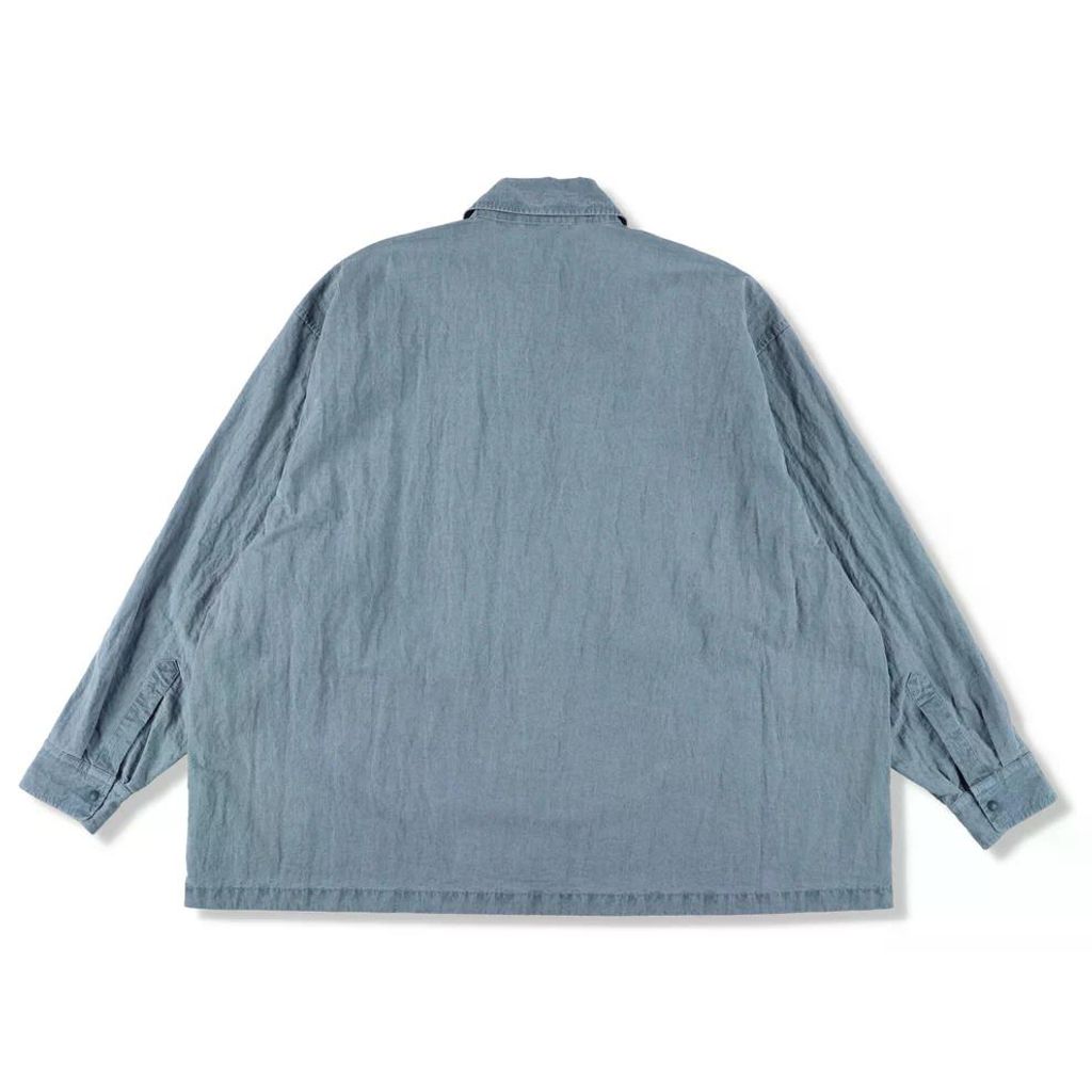 is-ness Pigment-Dyed long-Sleeve Shirt