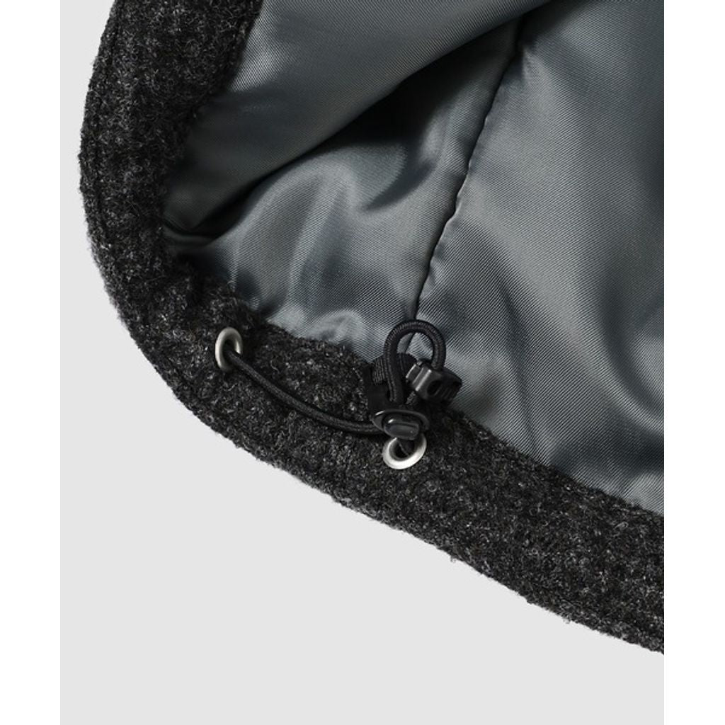 COMME des GARCONS HOMME WOOL 縮絨 × NYLON TWILL COAT（GRAY）