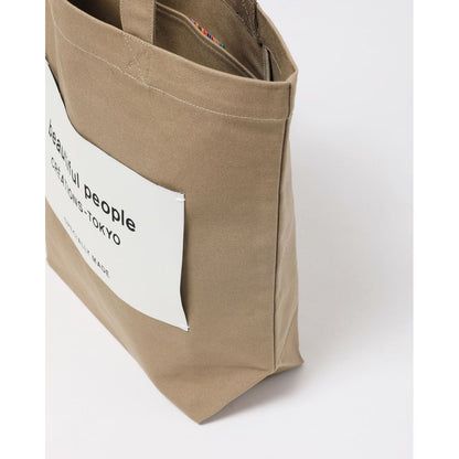 beautiful people SDGs name tag tote bag