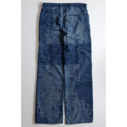 FDMTL BORO JAQUARD WIDE PANTS RINSE