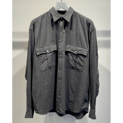 PORTER CLASSIC ROLL UP FLANNEL SHIRT