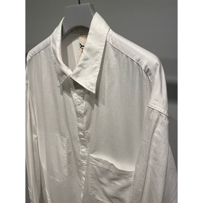 Ground Y LIGHT COTTON TWILLL WASH ONC LONG SHIRT