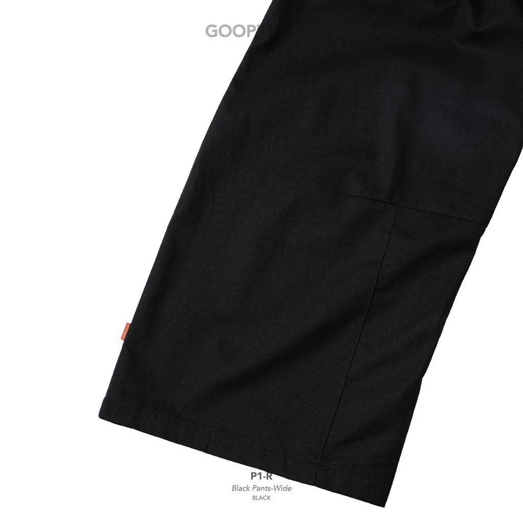GOOPiMADE P1-R Black Pants-Wide