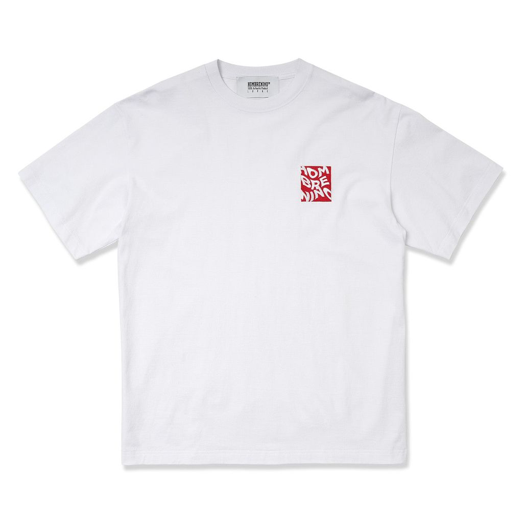 HOMBRENINO S/S PRINT TEE (SQUARE LOGO)