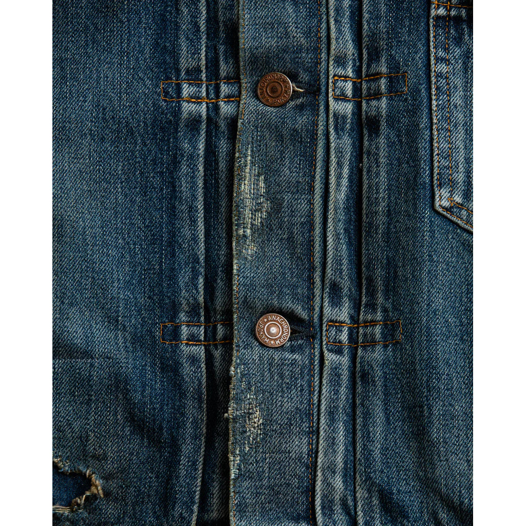 ANACHRONORM CONTEXT-005 FRONT TUCK DENIM REMAKED JACKET