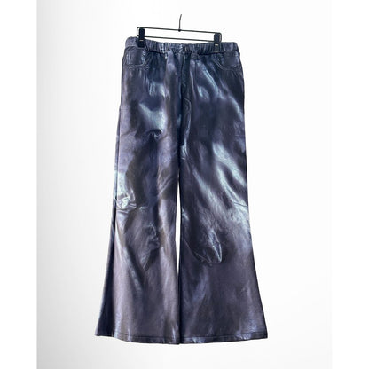 TALKING ABOUT THE ABSTRACTION TRANSCRIPTION RANSFER FLARE PANTS