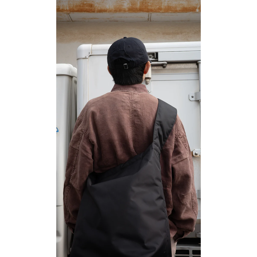 ANACHRONORM  FADED SULFUR DYED LINEN UTILITY JACKET